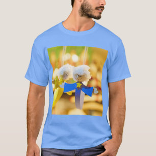 Änglars konstnärliga grafik t shirt