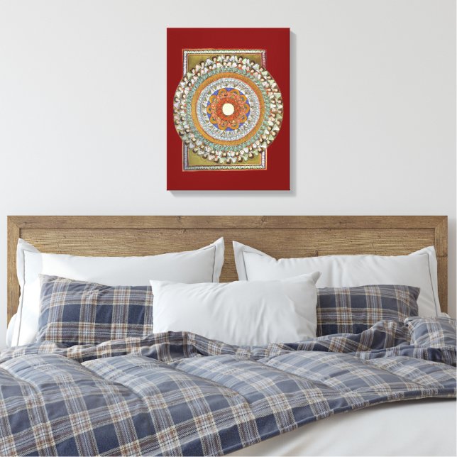 Änglars Körer (Hildegard von Bingen) Canvastryck (Insitu (sovrum))