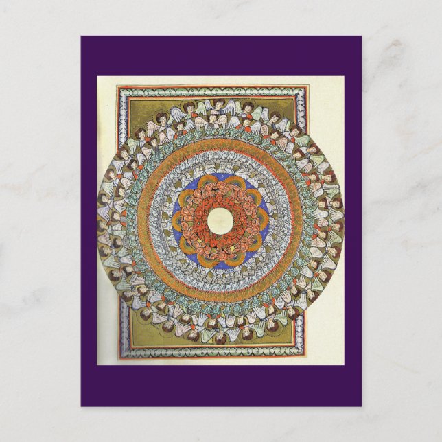 Änglars Körer (Hildegard von Bingen) Vykort (Framsida)