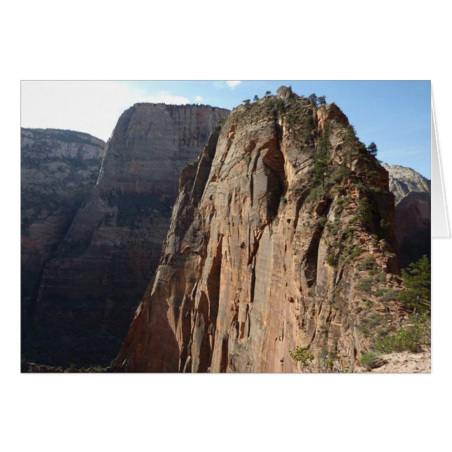 Änglars landning vid Zion National Park Hälsningskort (Framsidan Horizontal)