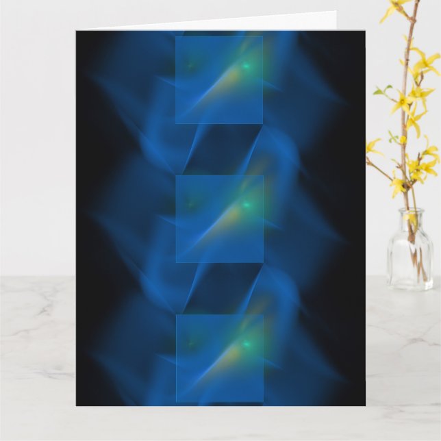 Änglars trumpeter Blank BIG-kort Kort (Gul blomma)