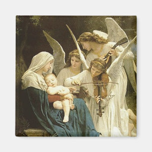 ÄnglarSerenade Jesus & Mary vintagemagnet Magnet