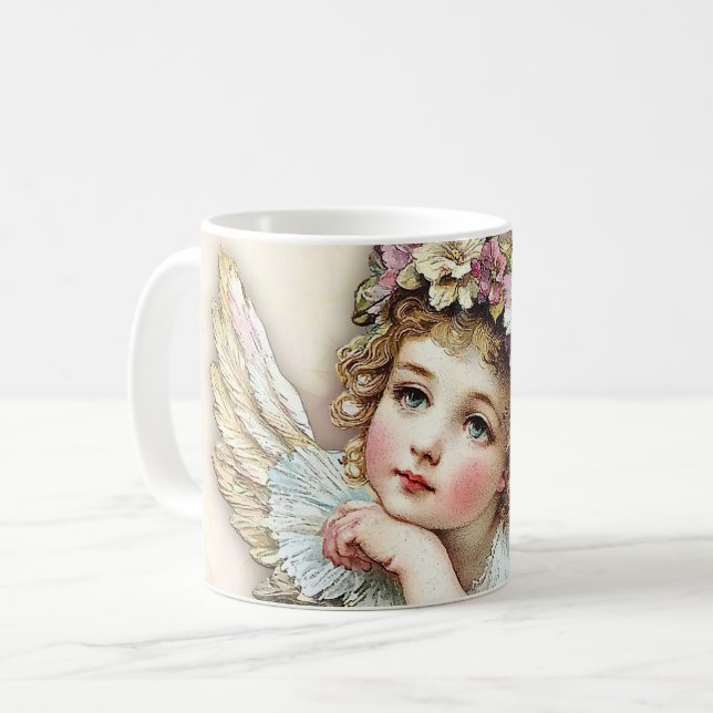 Änglastråk Kaffemugg (Framsida vänster)