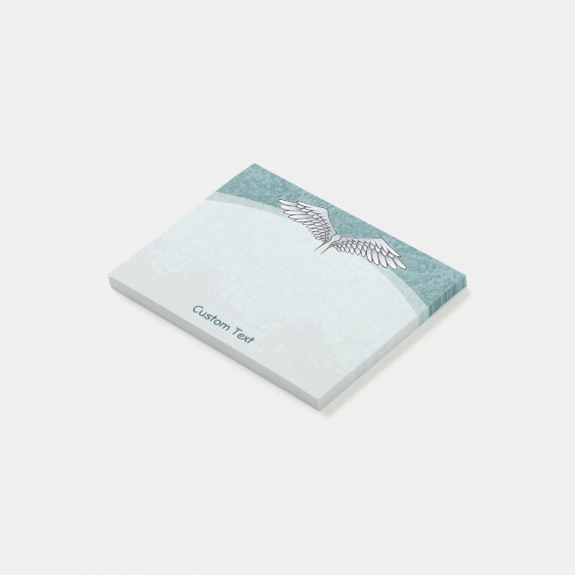 Änglave blå post-it block (Vinklad)