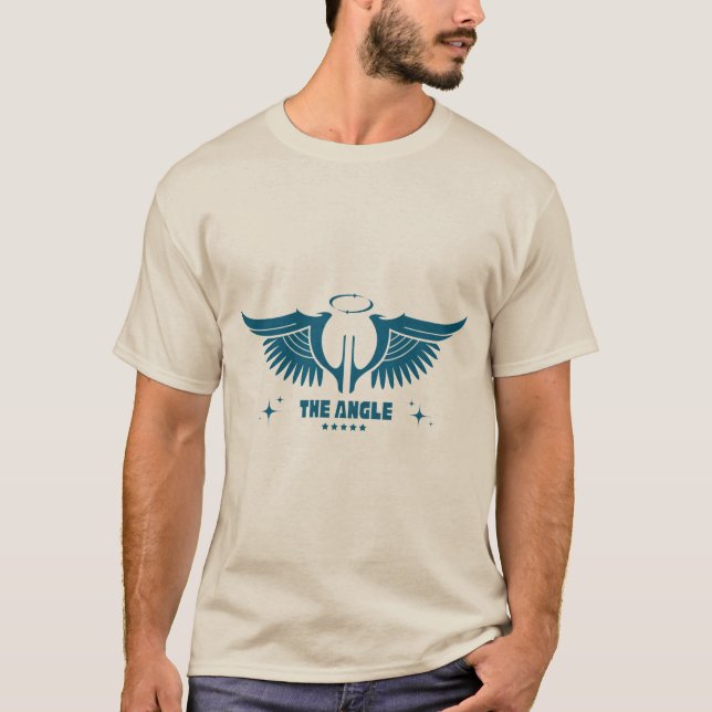 Änglavingar Grafisk T-Shirt för Män (Framsida)