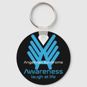 Angleman Syndrome Awareness Nyckelring