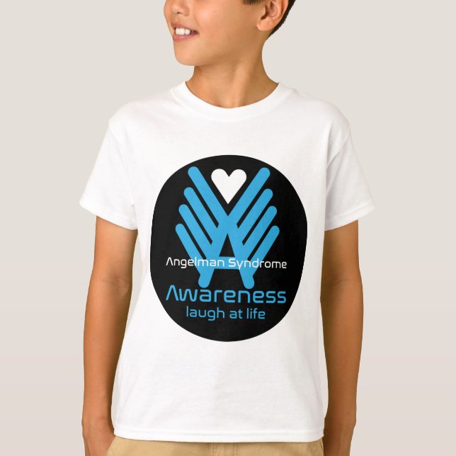 Angleman Syndrome Awareness T Shirt (Framsida)