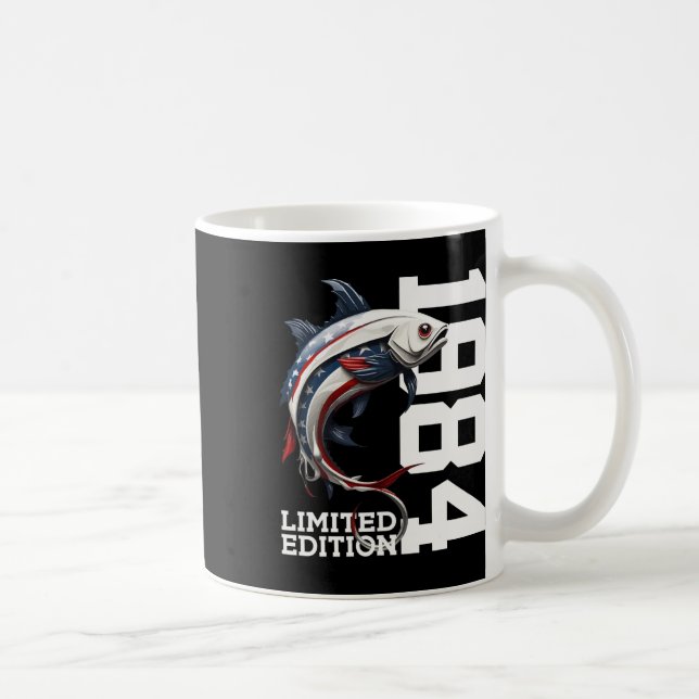 Angler 41:a födelsedag Begränsad utgåva 1984 Kaffemugg (Höger)