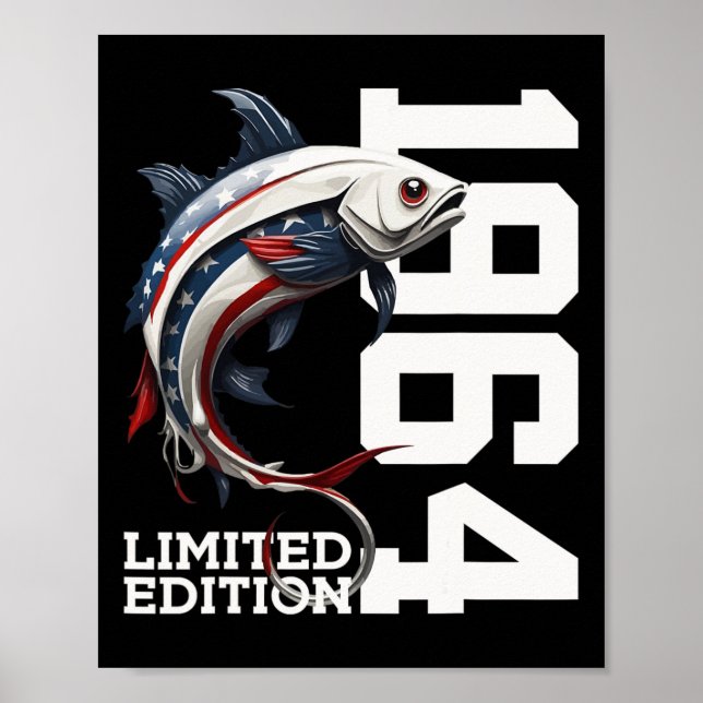 Angler 61:a födelsedag Begränsad utgåva 1964 Poster (Framsidan)