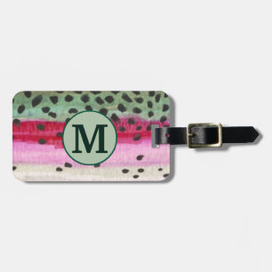 Angler, fiske bagagebricka