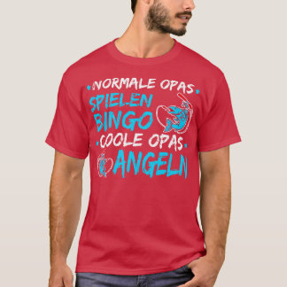 Angler Geschenk Opa Lustiges Angeln Sprche T Shirt