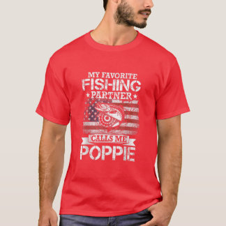Angler jag min favoritfiskepartner kallar mig Popp T Shirt