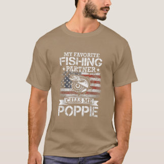 Angler jag min favoritfiskepartner kallar mig Popp T Shirt
