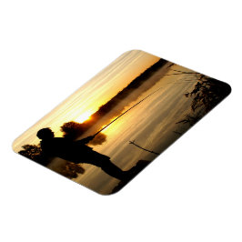 Angler-morgon Magnet