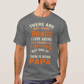 Angler Pappa som säger Fars dag Manar T Shirt