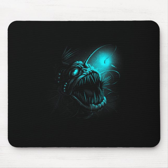 Anglerfish Deep Sea Creatures Angler Fish Ocean Se Musmatta (Framsidan)