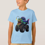 Anglerfish Monster Truck T Shirt<br><div class="desc">Unleash a monster from the depths. The Anglerfish Monster Truck blends the fearsome look of one of the ocean’s most mysterious creatures with the unstoppable power of a classic monster truck. With massive wheels, bold creature graphics, and rugged construction, it’s ready to tackle jumps, crashes, and obstacle-crushing fun. Whether you're...</div>