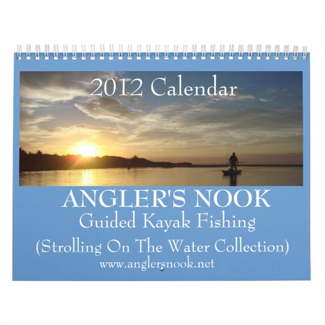 Anglers Nook guided kayak fisheries 2012 Calendar Kalender (Omslag)