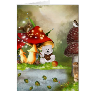 Anglerteddy Hälsningskort