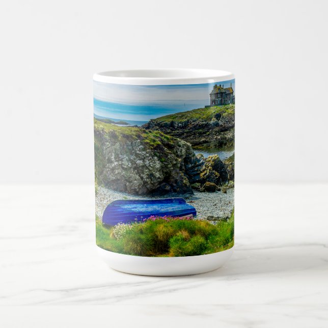 Anglesey Blue Boat 11 oz eller 15 oz mugg (Center)