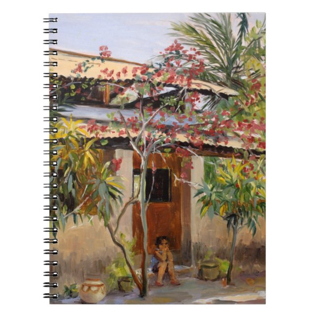 Angleterre hus 2004 anteckningsbok med spiral (Framsidan)