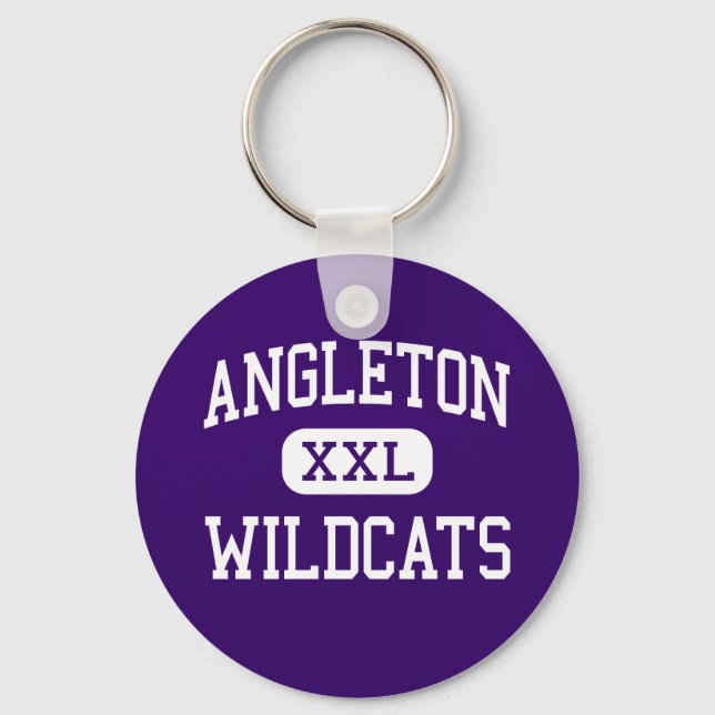 Angleton - Wildcat - High School - Angleton Texas Nyckelring (Framsida)