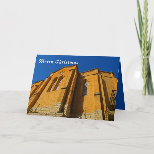 Anglican Kristus Church Nazareth-julkort Helgkort (Framsida)