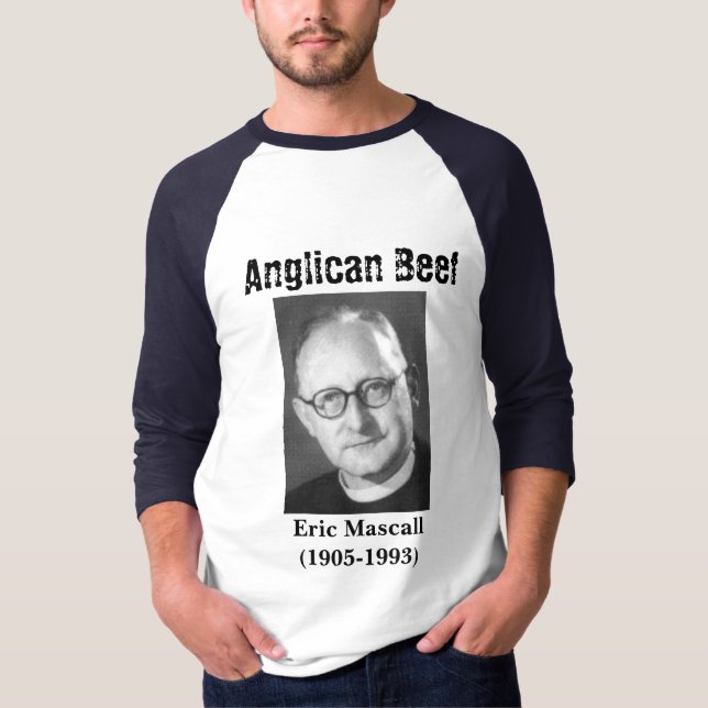Anglicannötkött, Eric Mascall T-shirt (Framsida)