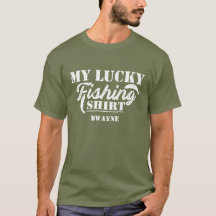 Angling Lucky Fishing Shirt Funny Quote