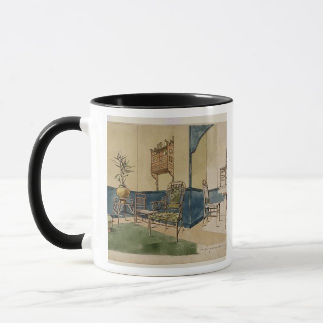 Anglo-Japan designer, c.1860 (skriva & svärta Mugg (Vänster)