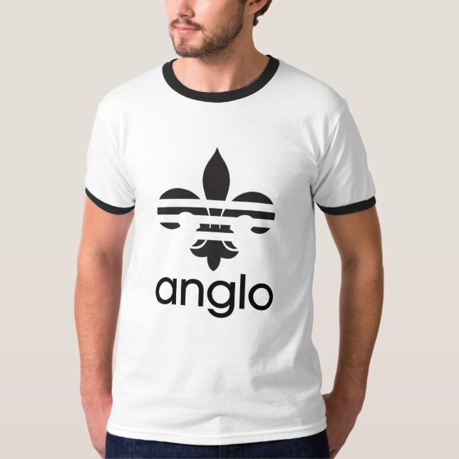 "Anglo" RingerT-tröja Tee Shirt (Framsida)