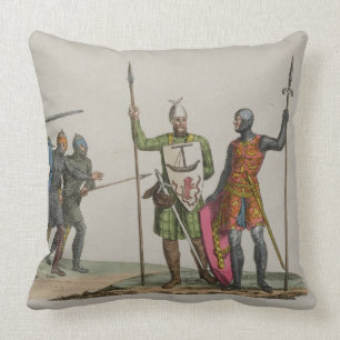 Anglo-Saxiska krigare, plansch 14 från 'The Histor Kudde
