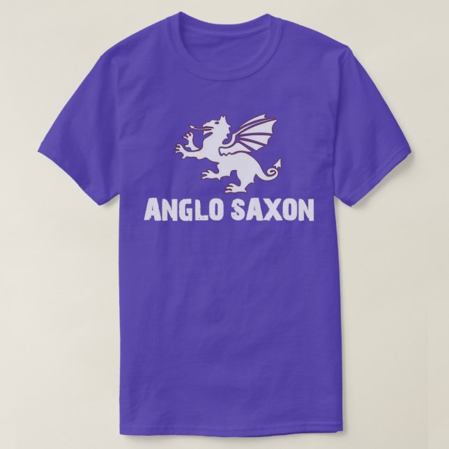 Anglo saxon Black T Shirt (Design framsida)