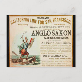 Anglo Saxon Clipper frakt Vykort