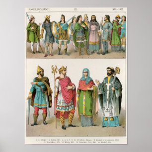 Anglo-Saxon klänning Poster
