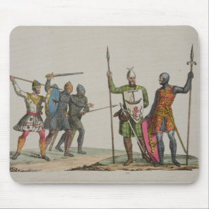 Anglo-Saxon krigare, pläterar 14 från Musmatta