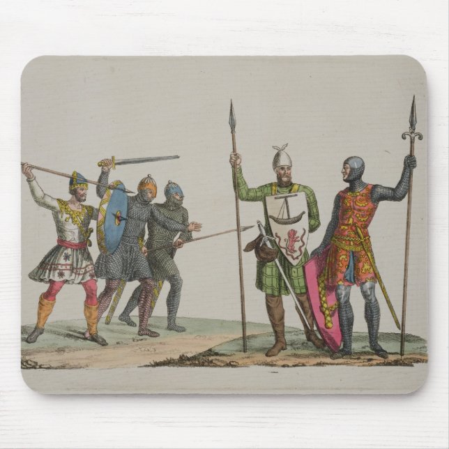 Anglo-Saxon krigare, pläterar 14 från Musmatta (Framsidan)