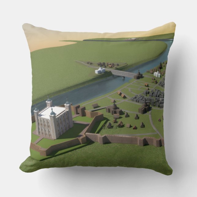 Anglo Saxon London Cushion Kudde (Framsida)