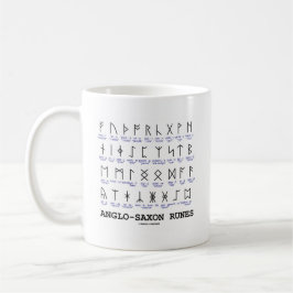 Anglo-Saxon runor (språkvetenskapkryptografi) Kaffemugg