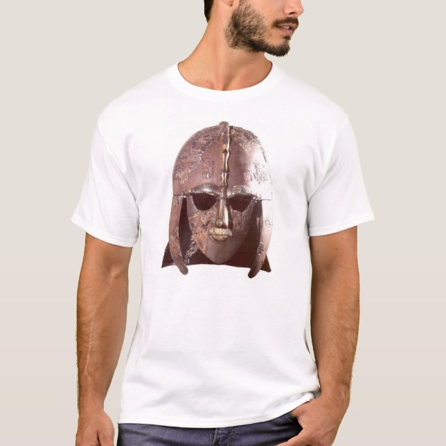 Anglo Saxonhjälm som är anglo T Shirt (Framsida)