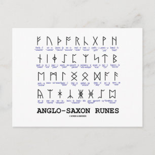 Anglo-saxonlöpare (Linguistics Cryptography) Vykort