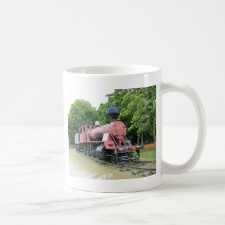 Ånglok från amerikansk vintage kaffemugg