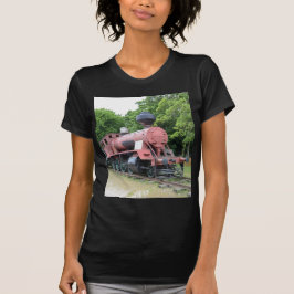 Ånglok från amerikansk vintage t-shirt