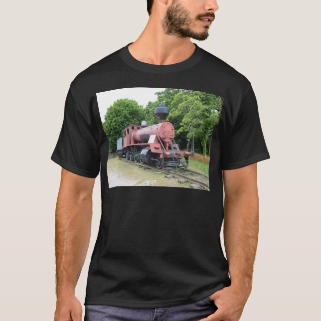 Ånglok från amerikansk vintage tee shirt (Framsida)