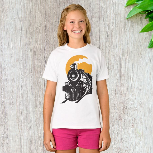 Ånglok Tjej T-Shirt (Skapare uppladdad)