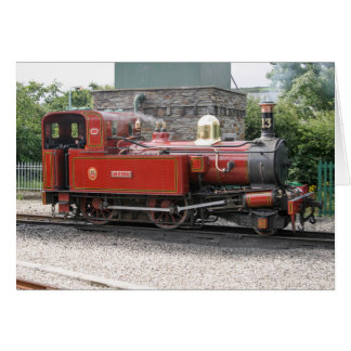 Ånglok vid Port Erin Isle of Man Hälsningskort