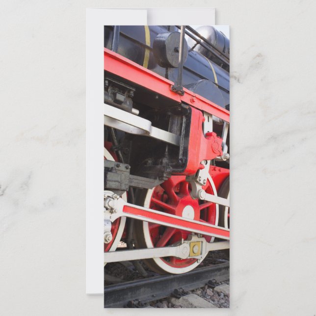 Ånglokomotiv hjul (Framsida)