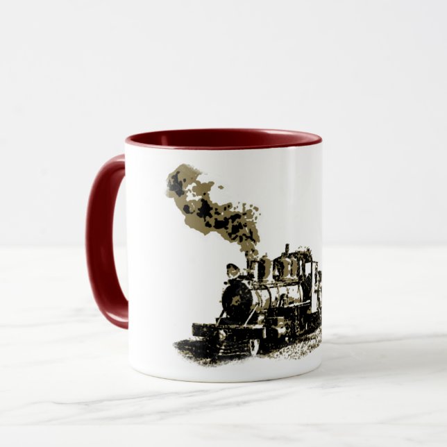 Ånglokomotiv Mugg (Framsida vänster)