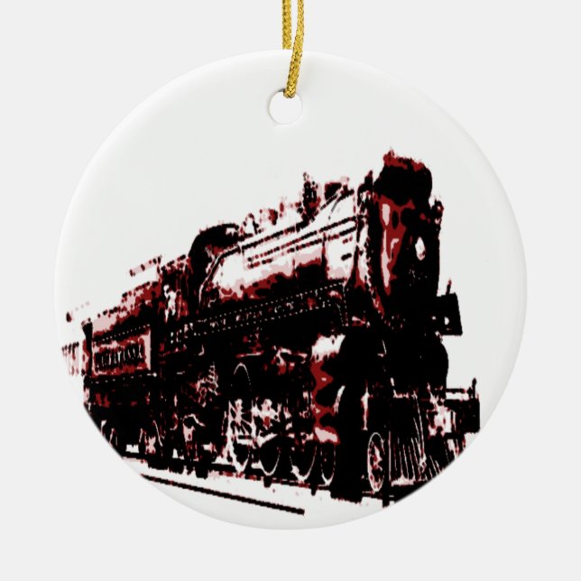 Ånglokomotiv Ornament (Framsidan)