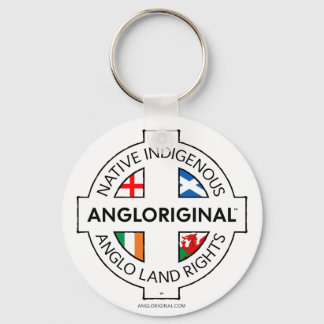 Angloriginal™ 4 Nationers Markrättigheter Metall N Nyckelring